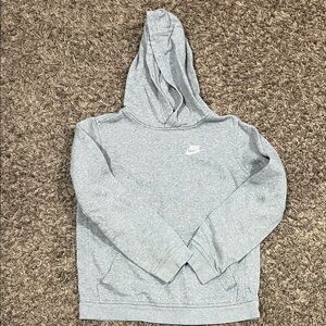 Nike Light Gray Pullover Hoodie